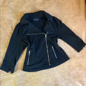 Forever 21 Black Zipper Jacket
